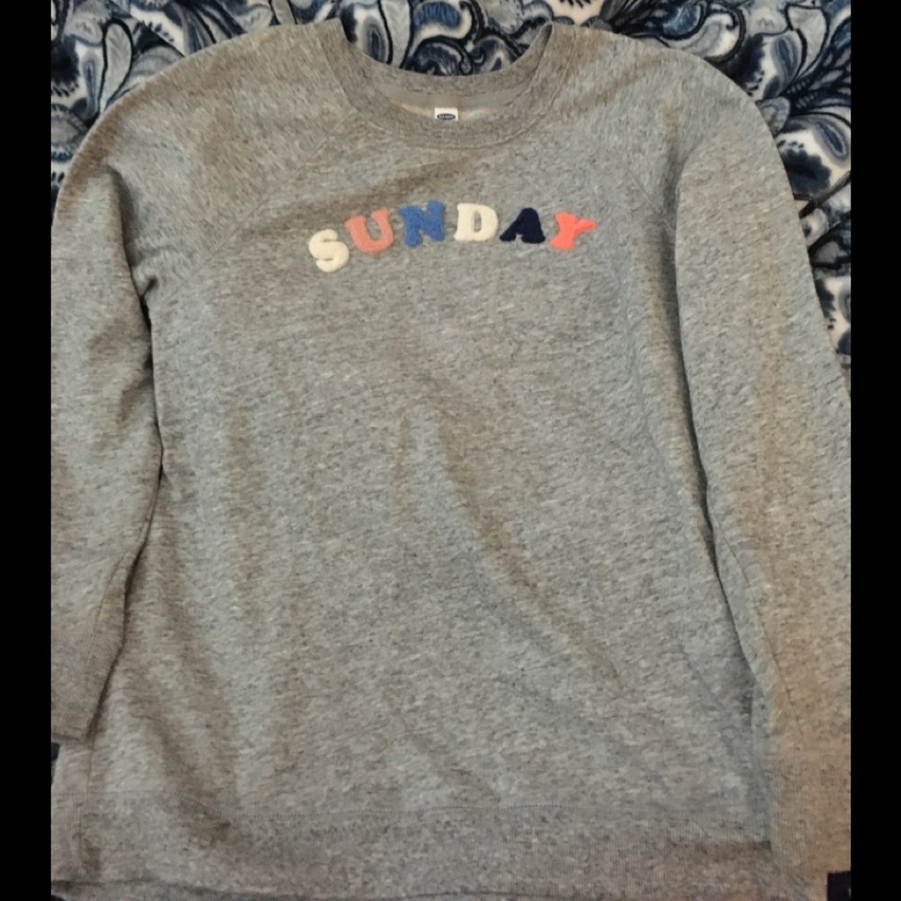 Cute Old Navy Sunday Sweatshirt
